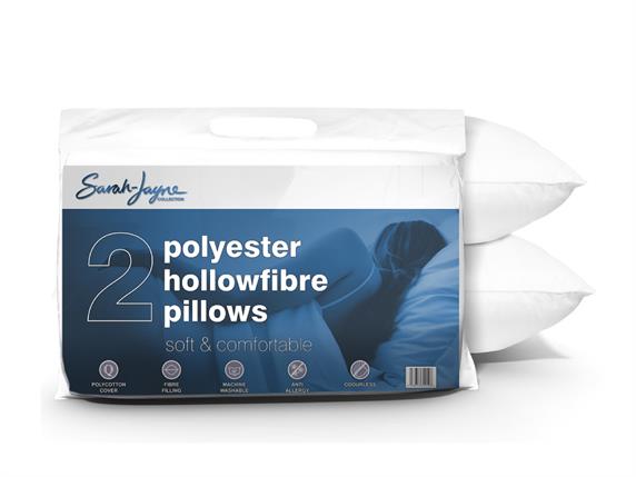 Sarah Jayne Soft & Comfortable Pillow 2 Pack